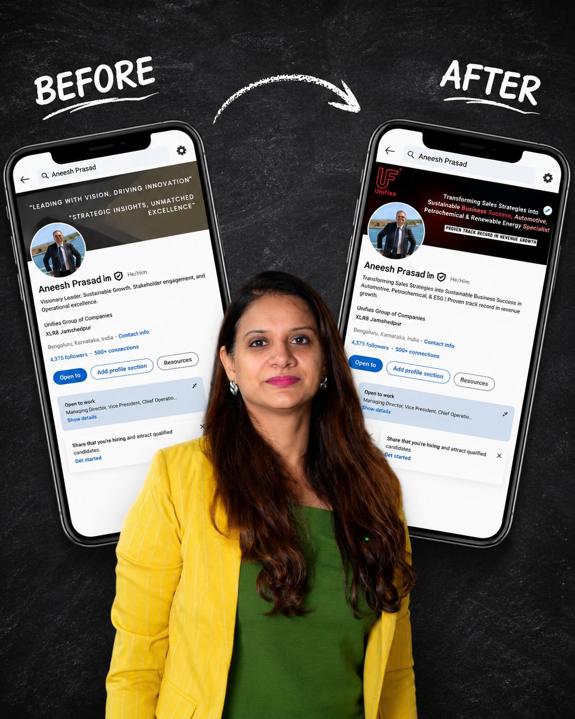 LinkedIn profile transformation 2