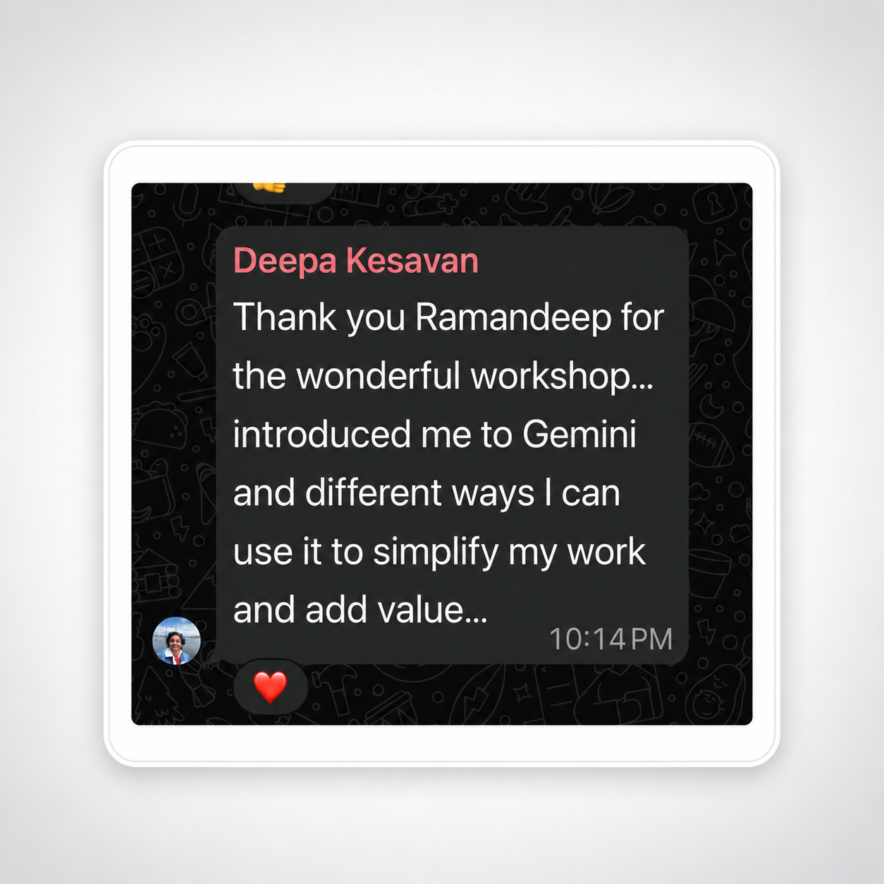 Client testimonial 3